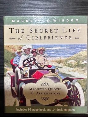 The Secret Life of Girlfriends Magnetic Quotes & Affirmations - Green/Beige/Red